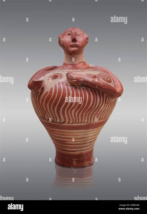 Vaso antropomorfo greco antico a forma di testa di divinità