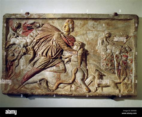 Affresco del Mitreo raffigurante Mitra che uccide il toro