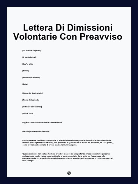 schema delle procedure di dimissioni da enti civili