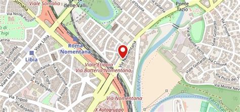 Mappa del punto FedEx in Via Nomentana 474 a Roma