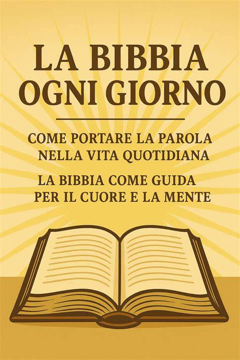 Un'immagine che illustra la Bibbia come un messaggio divino, magari con raggi di luce che si irradiano da essa o un libro aperto che rappresenta la comunicazione.