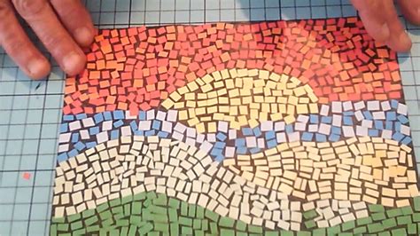 Un mosaico composto da tanti piccoli pezzi, ognuno dei quali rappresenta un volto di giovane con un verbo scritto sopra.