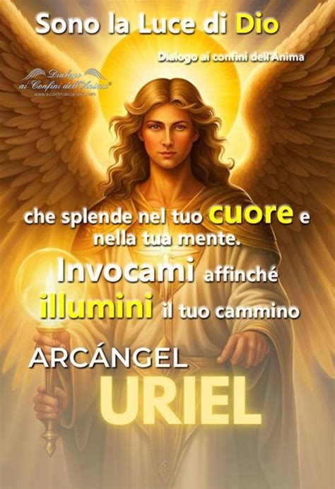 Illustrazione simbolica del nome Uriel con fiamme e luce.