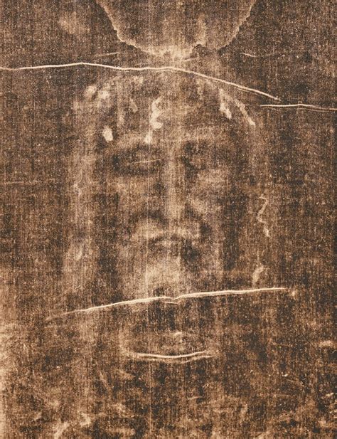 Negativo fotografico del Volto dell'Uomo della Sindone