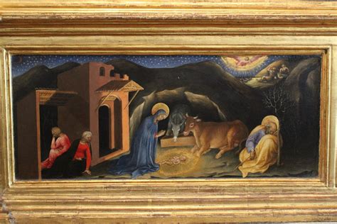 Dettaglio della Natività di Gentile da Fabriano