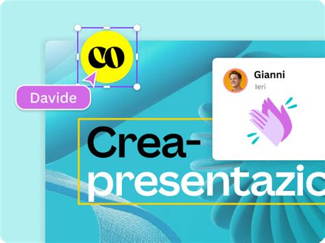 Interfaccia del servizio online Canva con esempi di modelli di biglietti