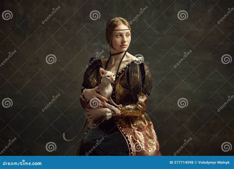 Ritratto immaginario o illustrazione storica di una principessa medievale