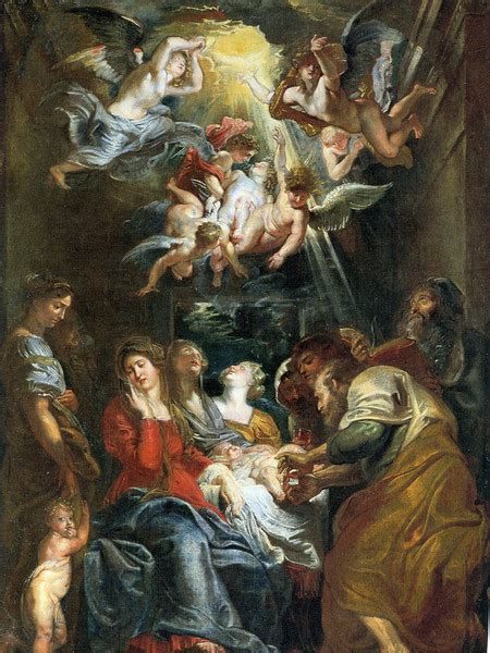 Dettaglio della pala della Circoncisione, olio su tela di Pieter Paul Rubens.