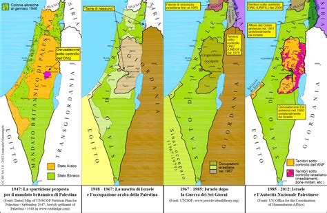 Mappa storica dell'antico Israele durante il periodo dei Giudici