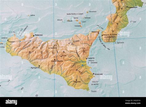 Mappa dei primi insediamenti dell'Ordine dei Minimi in Calabria e Sicilia