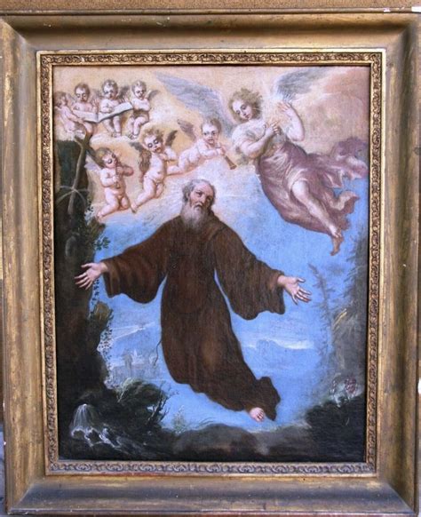 Dipinto raffigurante San Francesco di Paola alla corte di Luigi XI