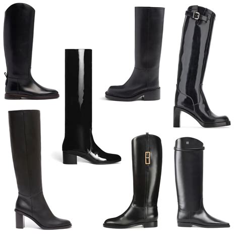 Katie Holmes in abito midi bordeaux con stivali alti neri