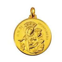 Medaglia della Madonna di Montenero con la Vergine e il Bambino
