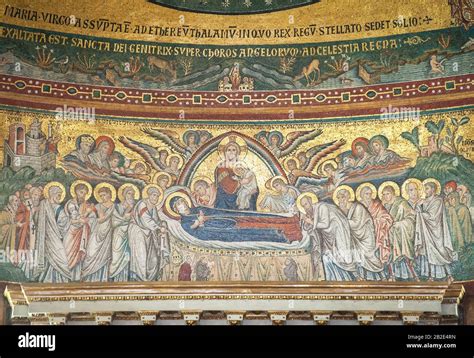 Mosaico della Dormizione della Vergine di Pietro Cavallini