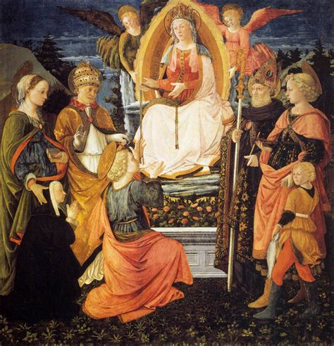 Quadro della Madonna della Cintola che mostra San Tommaso