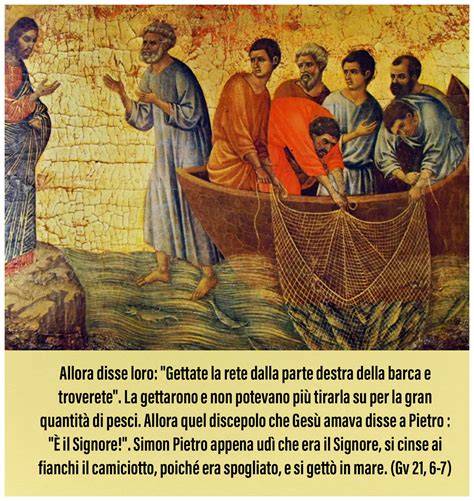 Gesù risorto appare ai discepoli sul lago di Tiberiade