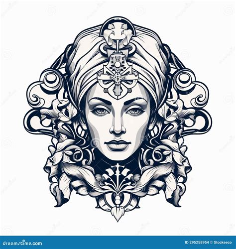 Illustrazione simbolica di una donna solare e determinata con un sorriso