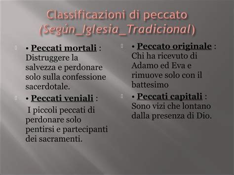 Infografica che distingue tra peccati mortali e veniali