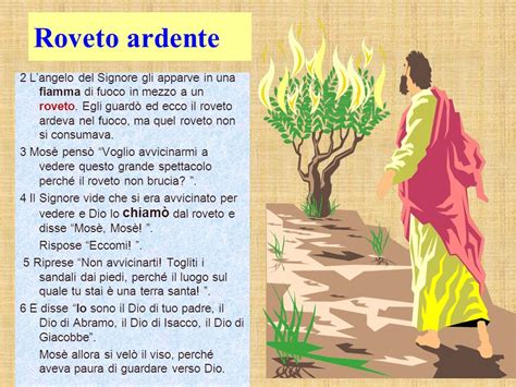 Un roveto in fiamme, simbolo dell'apparizione divina a Mosè