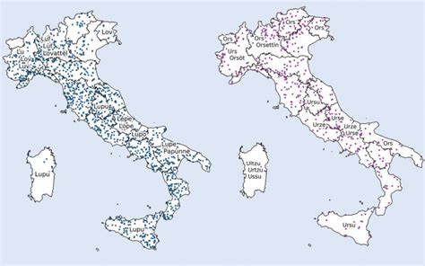 Infografica che illustra la diffusione di simboli cristiani in toponimi e monumenti italiani ed europei