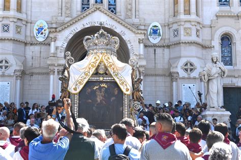 Mappa del percorso della processione della Madonna della Consolazione da Eremo a Cattedrale