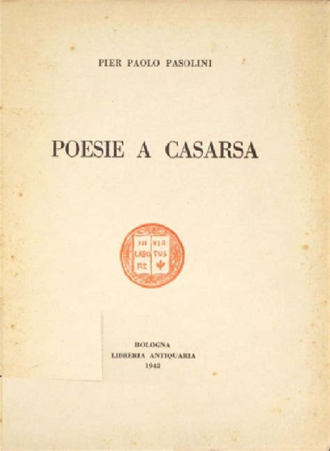 Ritratto di Pier Paolo Pasolini o copertina del libro