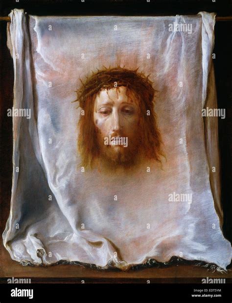 Raffigurazione del Volto della Veronica su un antico velo.