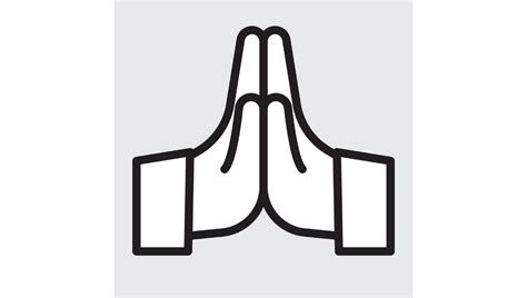 Icona di Maria con le mani giunte in segno di umiltà e disponibilità, sullo sfondo un simbolo del cammino.