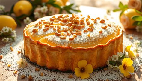 torta della nonna rettangolare