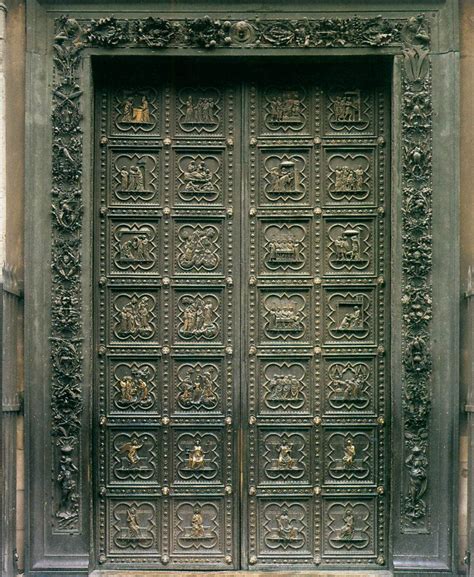 La Porta Sud del Battistero di San Giovanni, opera di Andrea Pisano