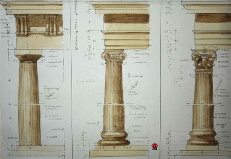 Schizzo o ricostruzione degli elementi architettonici originali dell'antica Abbazia Collemedio