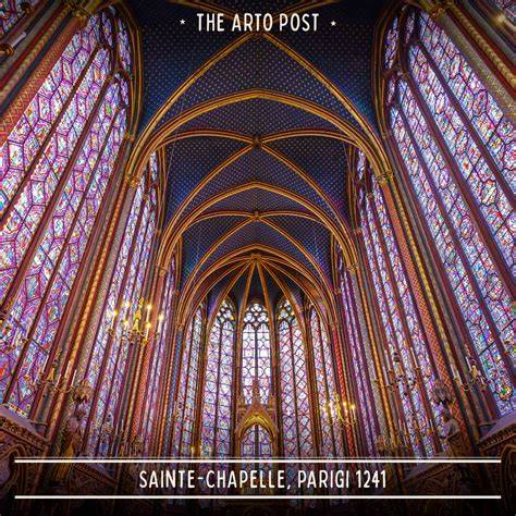 La Sainte-Chapelle a Parigi, edificata per custodire la Corona di Spine