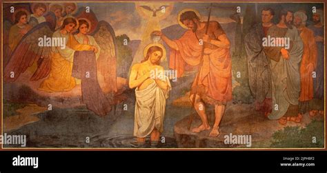 Affresco del Battesimo di Vladimir I nel fiume Dnepr