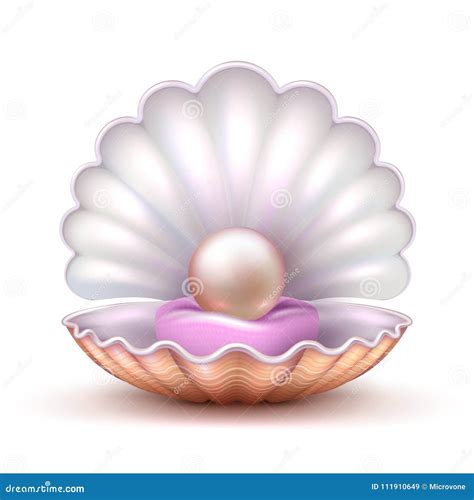 illustrazione di una perla con accenti verdi e un tocco di eleganza
