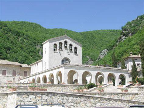 Mappa del Santuario di Santa Rita a Cascia, Italia