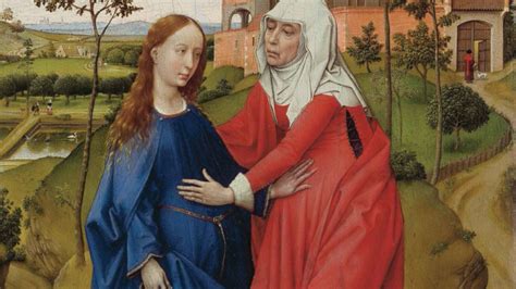 Maria e Elisabetta durante la Visitazione