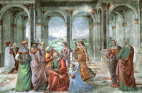 Zaccaria scrive il nome Giovanni sulla tavoletta