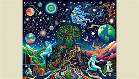 rappresentazione stilizzata dell'ordine cosmico e del caos