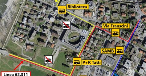 Schema che illustra le principali fermate del bus 015 vicino alla Zona Industriale Contrada Olivola