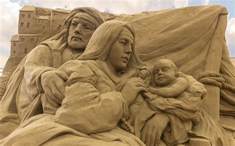 Presepe di sabbia a Lignano Sabbiadoro