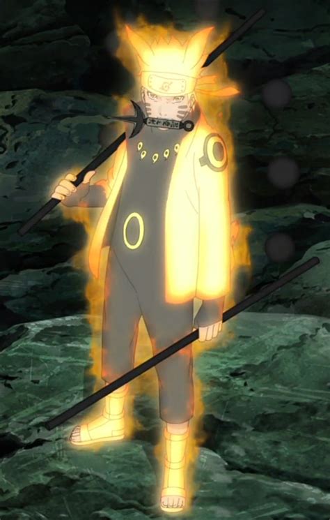 Naruto con i poteri dell'Eremita delle Sei Vie e Sasuke con il Rinnegan
