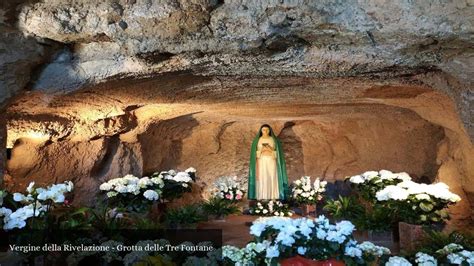 Foto della grotta delle Tre Fontane a Roma