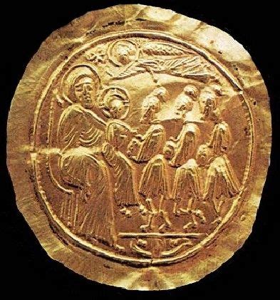 Brattea aurea con Natività e Adorazione dei Magi di Siderno