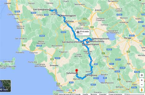 Mappa del percorso aereo da Salerno a Lourdes
