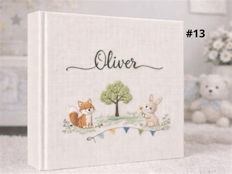 album fotografico per neonati con illustrazioni