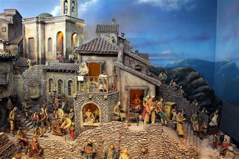 Foto di un presepe tradizionale