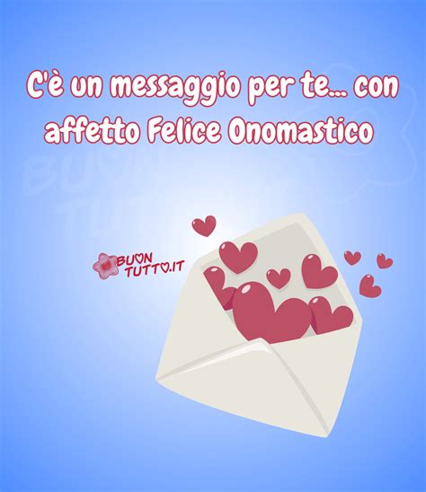 Illustrazione di busta con cuori magenta per auguri di onomastico