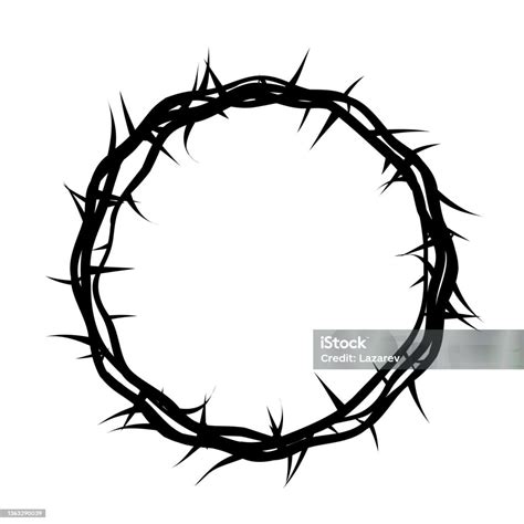 Un'immagine stilizzata di un crocifisso con la corona di spine