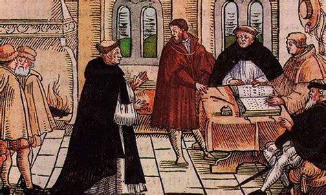 Incisione storica raffigurante la vendita delle indulgenze e il costruttore della Basilica di San Pietro