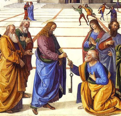 Illustrazione di San Pietro con le chiavi